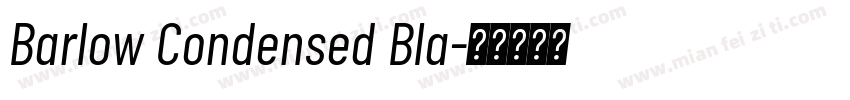 Barlow Condensed Bla字体转换